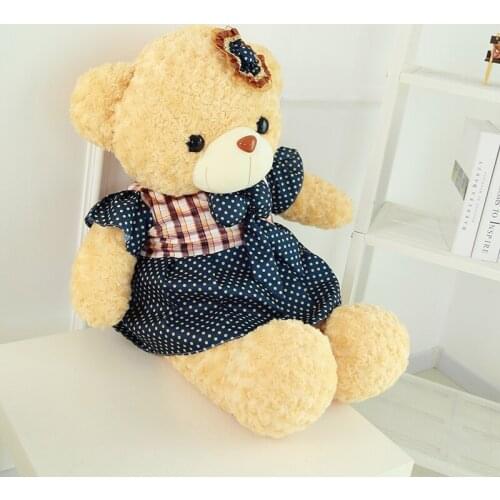 Lovely skirt bear plush toy large 100cm bear soft hug pillow, Christmas birthday gift F007