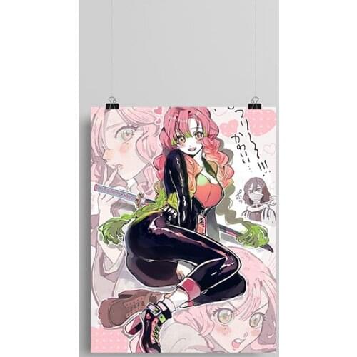 Mitsuri Kanroji Love Hashira anime Canvas poster Painting wall Art decor Living room Bedroom Study Home Decoration Prints