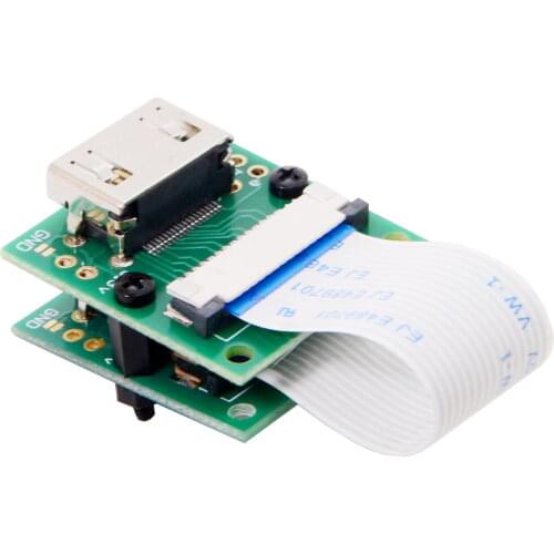 CYDZ Raspberry PI Camera Module to HDMI-compatible Type A Male HDTV FPC Flat Cable 5cm fit for PES001