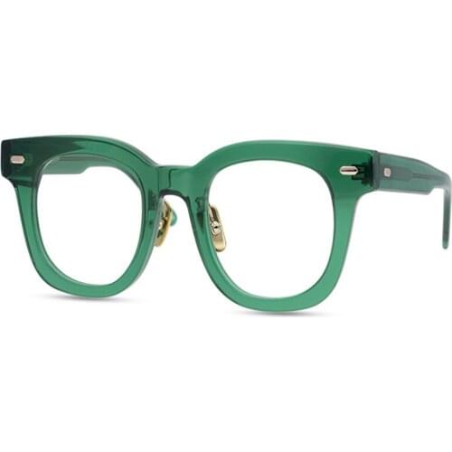 Retro Acetate Glasses Frame Women Prescription Lens Optical Eyewear High Quality Goggle Anti-reflective Reading Eyglasses Men