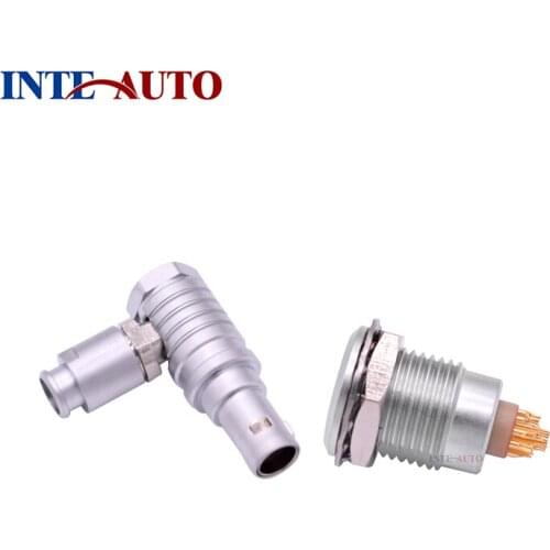 B series Connector Substitute Metal electronic push pull self-locking elbow plug socket,12 multi-pins,THG.1B.312 ZGG.1B.312
