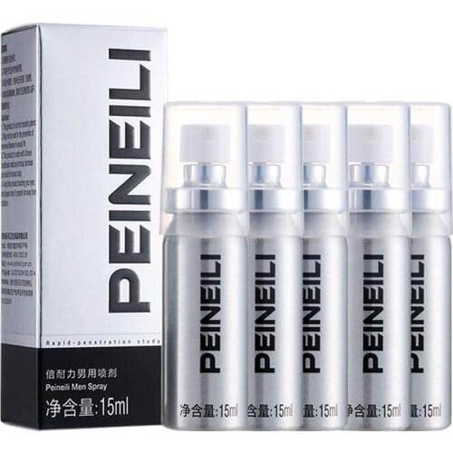 5PCS Peineili Sex Delay Spray for Men Male External Use Anti Premature Ejaculation Prolong 60 Minutes SEX Penis Enlargment Pills
