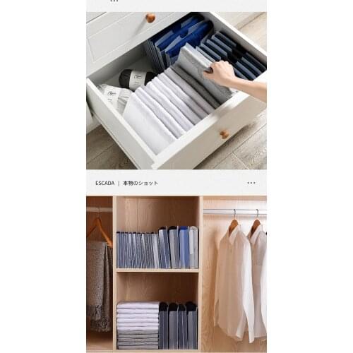 1PC Convenient Lazy Clothes Stacking Board Dressbook Stacking Artifact Clothes Organizer System for Family Storage OK 1118
