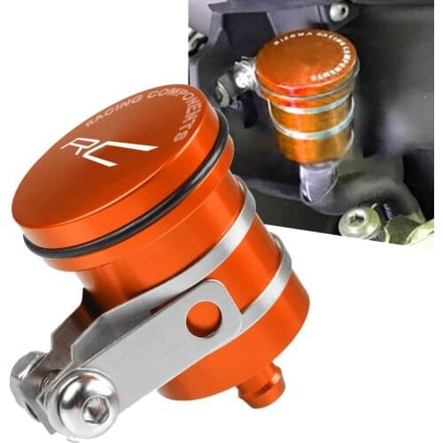 For RC200 RC8/R RC125 RC 200 RC 8 R RC 125 Universal Motorcycle CNC Brake Fluid Reservoir Clutch Cylinder Tank Oil Fluid Cup