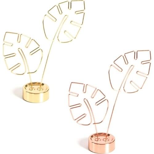 Desktop business card display photo turtle leaf sticky note clip decoration Clip Table Card Memo Holder Stand Photo Clips