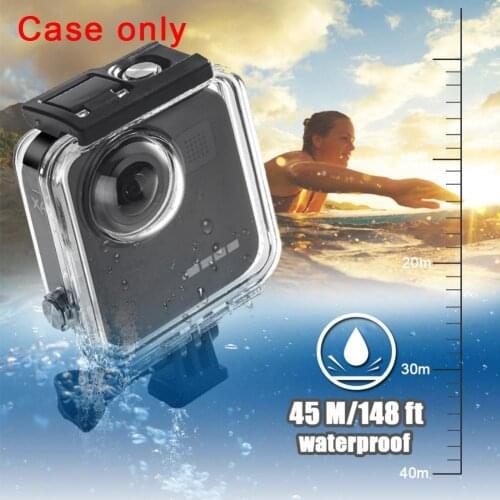 Panoramic Sports Camera Waterproof Case Suitable For GoPros MAX 360 Panoramic Sports Camera Diving Accessories