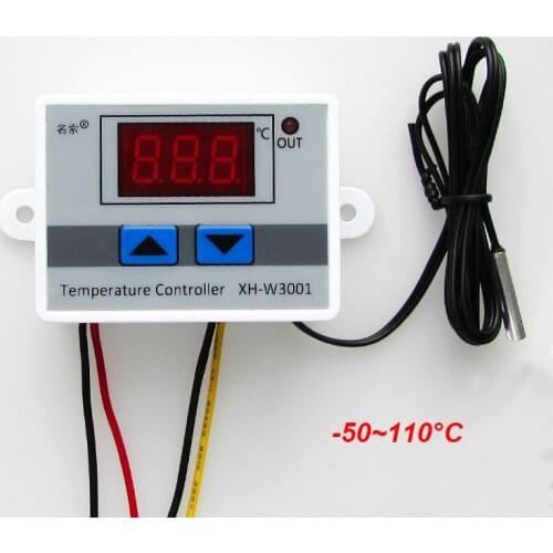 High Quality Microcomputer Temperature controller 220V 12V 24V -50~110C Output Egg Incubator Farming Thermostat Regulator