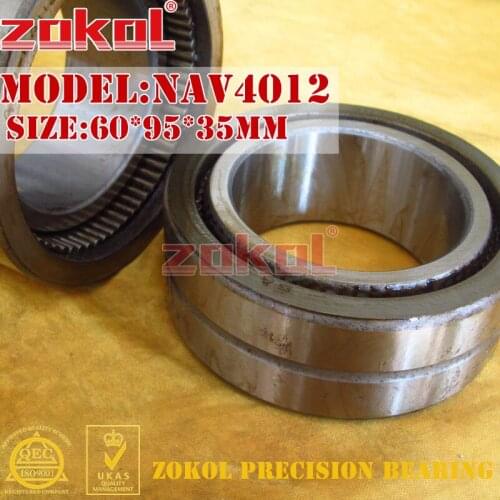ZOKOL NAV4012 Full complement needle roller bearing with inner ring 60*95*35mm