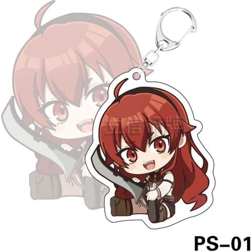 Unemployed rebirth anime character acrylic keychain pendant custom anime surrounding double-sided transparent