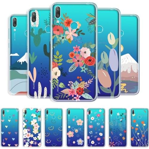 For Huawei Y7 2019 Case Transparent Phone Cover For Huawei Y7 Prime 2019 Clear Shockproof Case For Huawei Y7 Y7prime 2019 Bumper