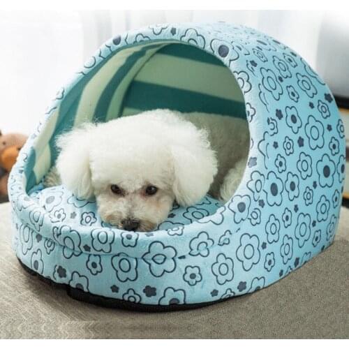 Slipper Dog Bed House For Cat Pet Lounger With Detachable Cushion Puppy Kennel Machine Washable Christmas Gifts For Pets