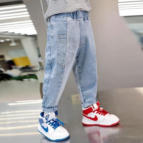 Jeans Girl Patchwork Kids Girl Jeans Spring Autumn Children Jeans Casual Style Clothes For Girls