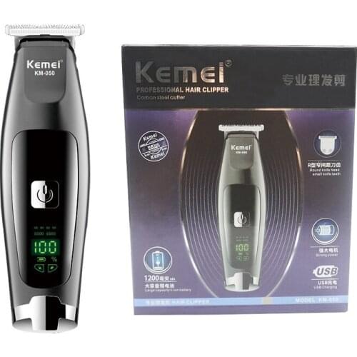 Kemei Electric Hair Clipper for Men Professional Rechargeable Hair Trimmer Razor Shaver Hair Cutting Machine Haircut Tools