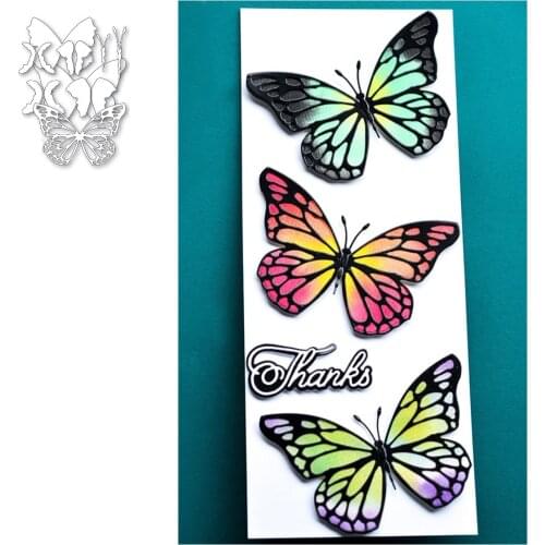 Beautiful butterfly Cutting Dies Scrapbook Diary Decoration Stencil Embossing Template DIY Greeting Card Handmade craft supplies