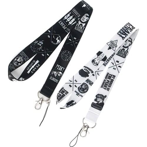 Ransitute R1131 TV Peaky Blinders Creative Lanyard Badge ID Lanyards Mobile Phone Rope Key Lanyard Neck Straps Accessories