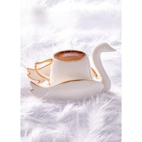 Swan 2 Personality Coffee Cup Pad