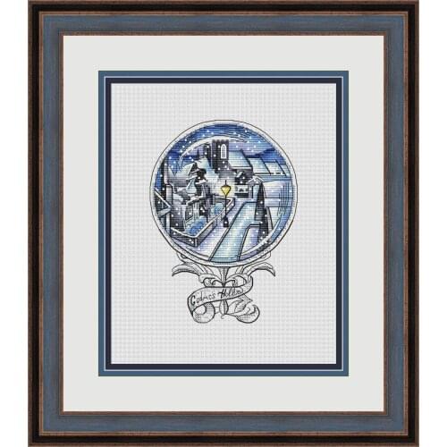 Round DIY Cross Stitch Kit Packages Counted Cross-Stitching Kits New Pattern NOT PRINTED Cross stich Painting Set