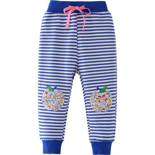 Funnygame New 2021 Cartoon Childrens Long Pants Cotton Cute Boys Girls Sweatpants for Autumn Spring Kids Trousers Pants