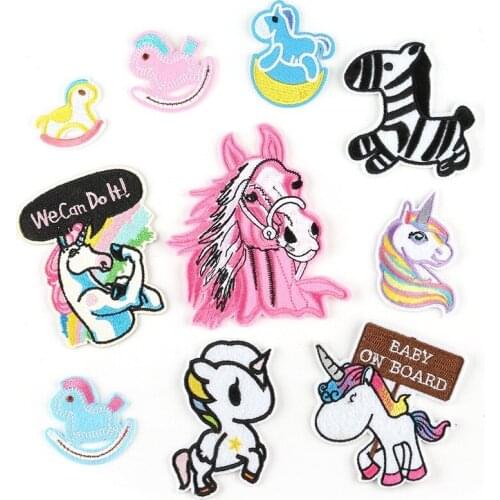 New Cute Cartoon Animal Patch Stickers DIY Clothing Accessories Shoes Hats and Bags Accessories Embroidery Patch
