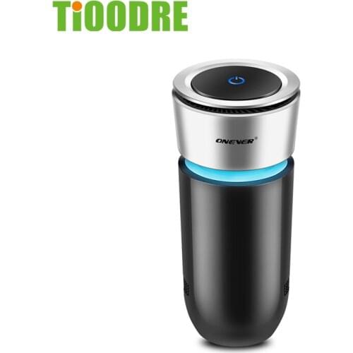 TiOODRE PowerfulCar Air Purifier 12V Negative Ion Ion Air Freshener Automatic Nebulizer Pm2.5 Elimination Cup Car Charger