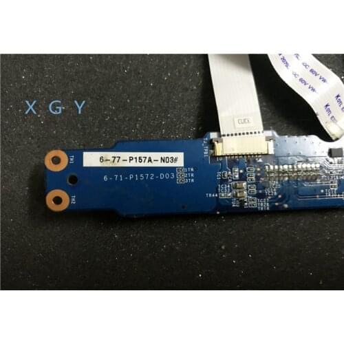 Original FOR Clevo X511 X611 touchpad left and right keys Fingerprint board 6-71-P1572-D03 6-77-P157A-N03 100% test OK
