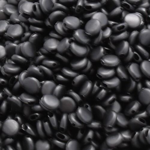 5000pcs Flat Adjustment Buckle Beads Silica Gel Bottons for Mask Elastic Cord Stopper Rope Lock DIY Strap Cord End Wholesale