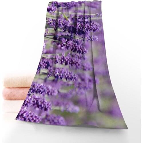 Lavender Towels Microfiber Bath Towels Travel,Beach,Face Towel Custom Creative Towel Size 35X75cm And 70X140cm