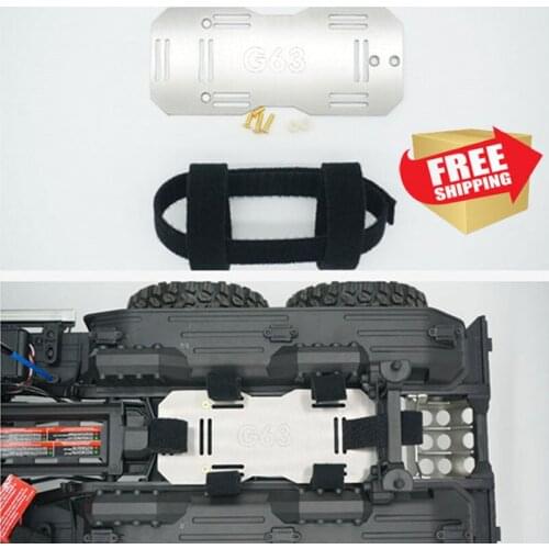 Radio control car TRX-6 6X6 trax 88096-4 G63 stainless steel upgrade secondary battery holder option upgrade parts
