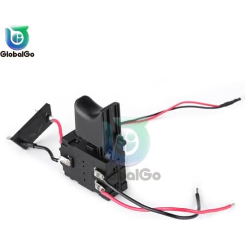 DC 7.2V - 24V Drill Speed Controller Drill Switch Lithium Battery Cordless Drill Speed Control Trigger Switch With Small Light