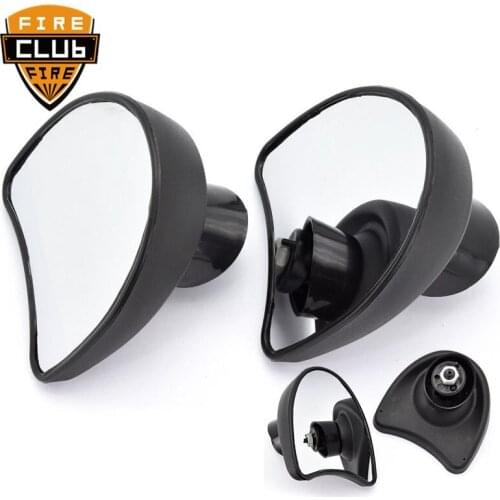 Wide Black Fairing Mount Mirrors For Harley Electra Street Glide FLHX 96-13 FLHTK FLHTCU