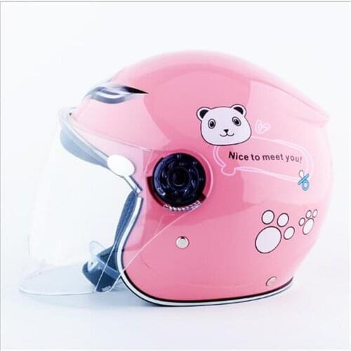 Pink color Cute Child Helmets Motorcycle Motorbike Scooter Kids Children Baby Helmet Safty Moto Bicycle Bike Helmets
