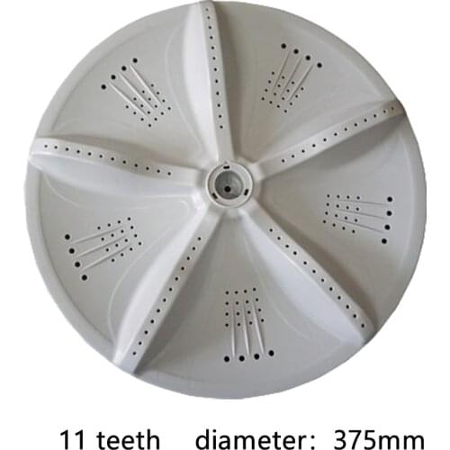 Washing machine pulsator 375mm 11 teeth ultra durable plastic washer repair spare parts for home improvement B-14