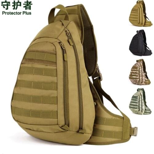 Tactical Chest Bag Protector Plus X204 Sports Bag Camouflage Nylon Military Trekking Pack Outdoor Hiking Cycling Bag Ipad Bag
