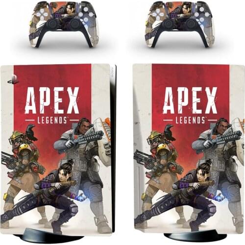 Apex Legends PS5 Standard Disc Edition Skin Sticker Decal Cover for PlayStation 5 Console & Controller PS5 Skin Sticker Vinyl