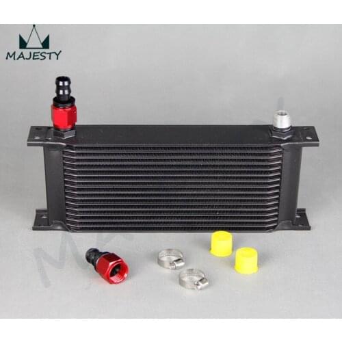 16 ROW British AN-10AN UNIVERSAL ENGINE TRANSMISSION OIL COOLER W/FITTING