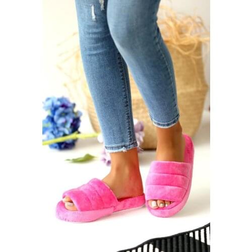A630-20Fusya Pink Potin Fushia Home Slipper A630-20