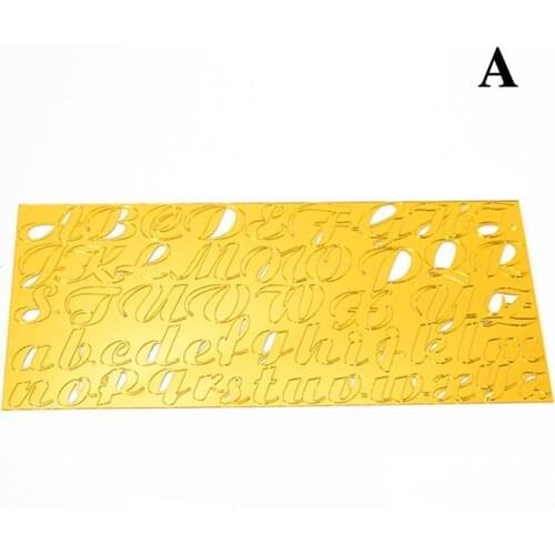 Acrylic Letter Alphabet Mold Press Cookie Cutter Diy Stamp Tools Decorating Fondant Baking Cake Stamp Cake Cookie Biscuit M L8M4