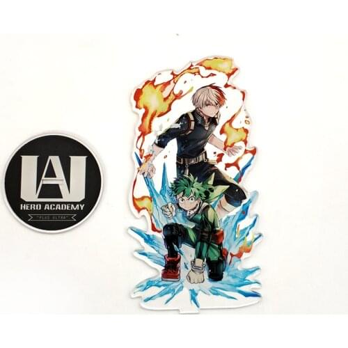 My Hero Academia Midoriya Izuku Shoto Todoroki deku acrylic standee figurines desk decoration cake topper anime