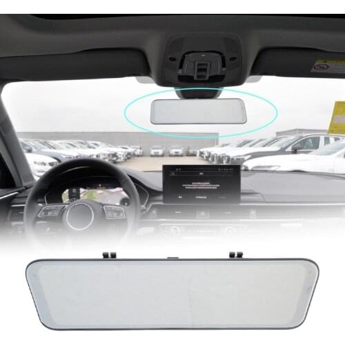 V18S 12 inches 1280x480 Pixels Car DVR Wide Angle Dual Lens Video Recorder Rearview mirror Dash cam Front Rear camera