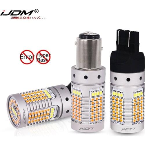 No Hyper Flash 3157 LED Canbus 1157 7443 Switchback White/Amber LED Bulbs For Daytime Running Lights/Turn Signal Lights 12V LED