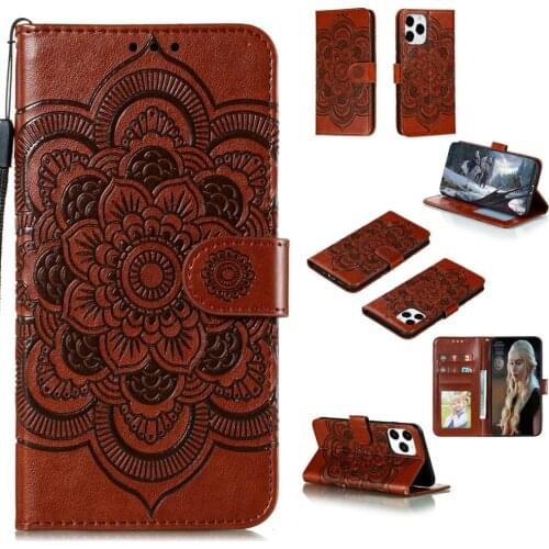 3d Floral Pu Leather Wallet Shell For Iphone 12 11 Pro Xs Pro Max 8 7 Plus Flip Case 360 Protect Phone Etui For Iphone Xs Cover