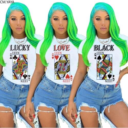 Женские футболки с надписями CM.YAYA China At AliExpress