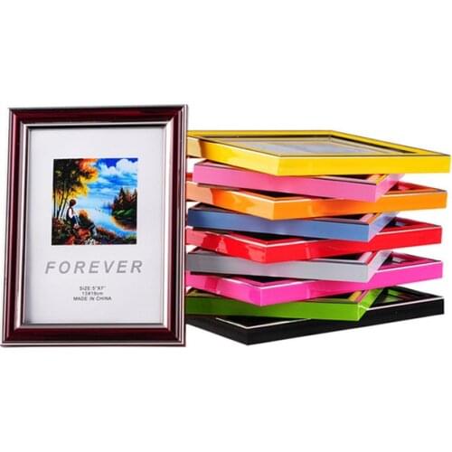 DecorationFrame Acrylic Plexiglass Wood Card Backplane Stand Table Display Photo Quadro Decoration Box TV Para Na Photo Frame