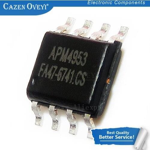 100pcs/lot APM4953 SOP-8 double P channel field effect transistor 4953 APM4953SC In Stock