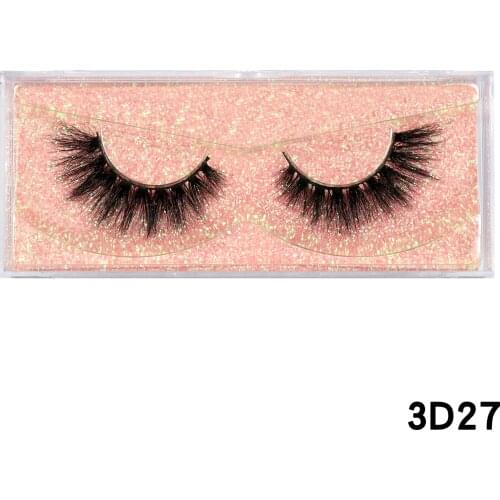 HEYME Eyelashes 50 Pairs/Lot 10-18mm 3D Mink Lashes Dramatic Fluffy Soft Wispy Volume Cruelty-Free Reusable Cross False Eyelash