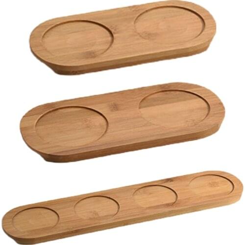 Creative Nordic Kitchen Seasoning Jar Storage Tools Wooden Bamboo Tray (S/M/L)