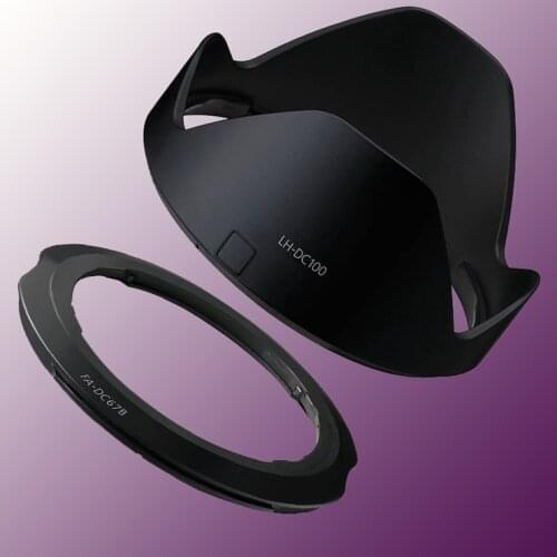 LH-DC100 dc100 flower Lens Hood FA-DC67B Adapter For Canon G3X SX60HS SX50HS SX40HS SX30IS SX20IS SX530HS SX520HS