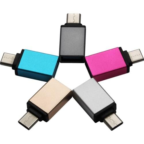 Metal USB C Type C Male to USB 3.0 Female Converter Adapter OTG for MacBook Samsung GALAXY Note 7 MEIZU pro 5 Xiomi 5 Mi5 4c