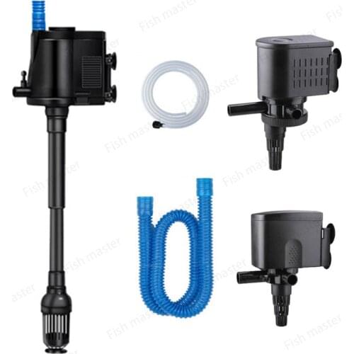 3-in-1 Multi-function Aquarium Filter Water Pump Aquarium Fish Tank Circulating Water Spray Submersible Purifier Filter Turtle