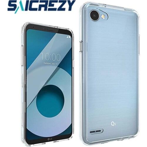 Soft Transparent clear phone Case for LG Q6 Q60 V30 Plus Fitted armor Cover for LG Stylo 4 5 6 G6 G7 G8 G8S ThinQ V40 G5 G4 V20